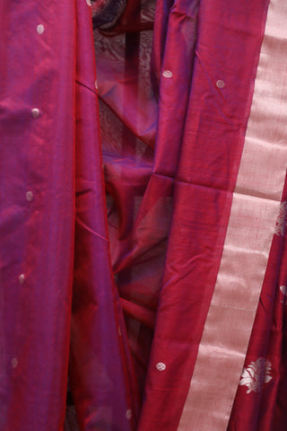 Purple Chanderi Tissue Silk Saree-SRPCTSS100