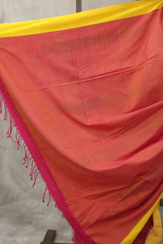 Pink Bengal Cotton Saree - SRPBCS78