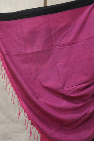 Pink Bengal Cotton Saree - SRPBCS66