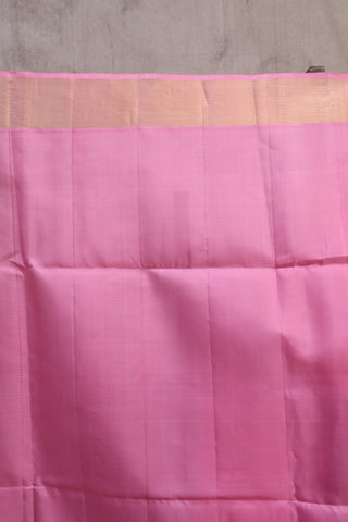 Pink Soft Silk Saree With Big Paisley- SRPSSS128