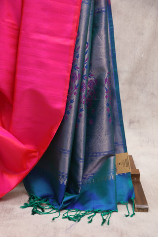 Pink Soft Silk Saree - SRPSSS254