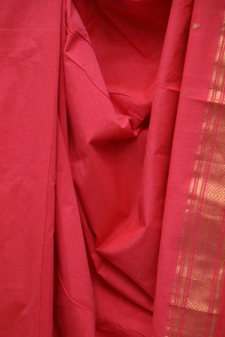 Pink Cotton Paithani Saree - SRPCPS427