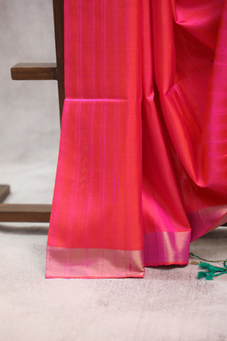 Pink Soft Silk Saree - SRPSSS256