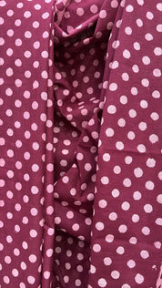 Magenta HBP Cotton Saree - SRMCS1936