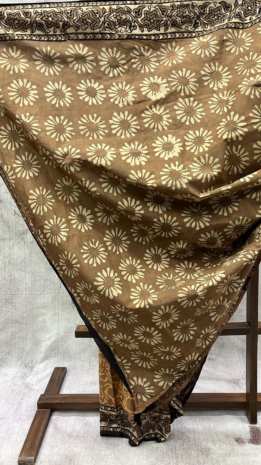Brown HBP Cotton Saree-SRBCS2042