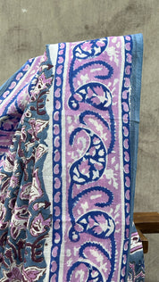 Grey HBP Cotton Saree-SRGCS2050