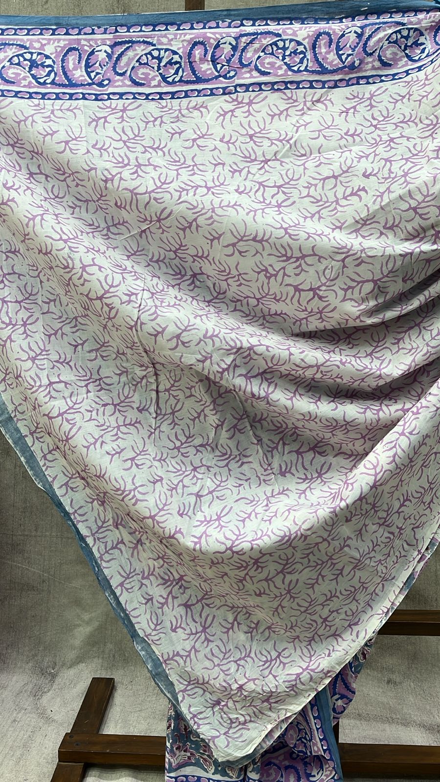 Grey HBP Cotton Saree-SRGCS2050