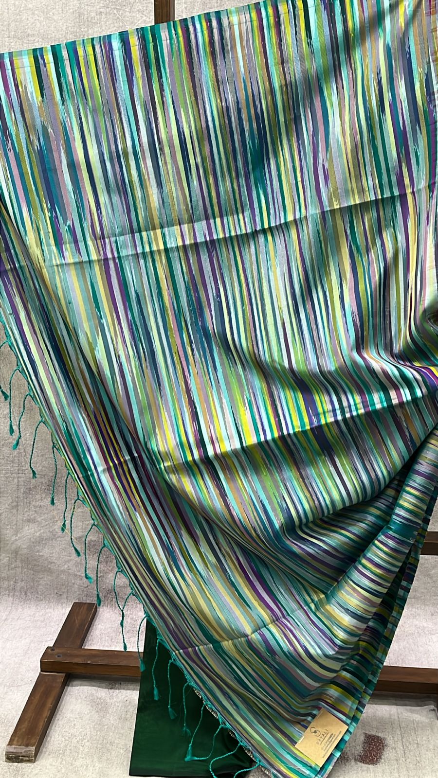 Bottle Green Soft Silk Saree - SRBGSSS390