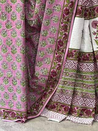 Pink HBP Cotton Saree - SRPCS1698