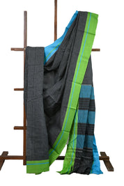 Big Checks Black Patteda Anchu With Border