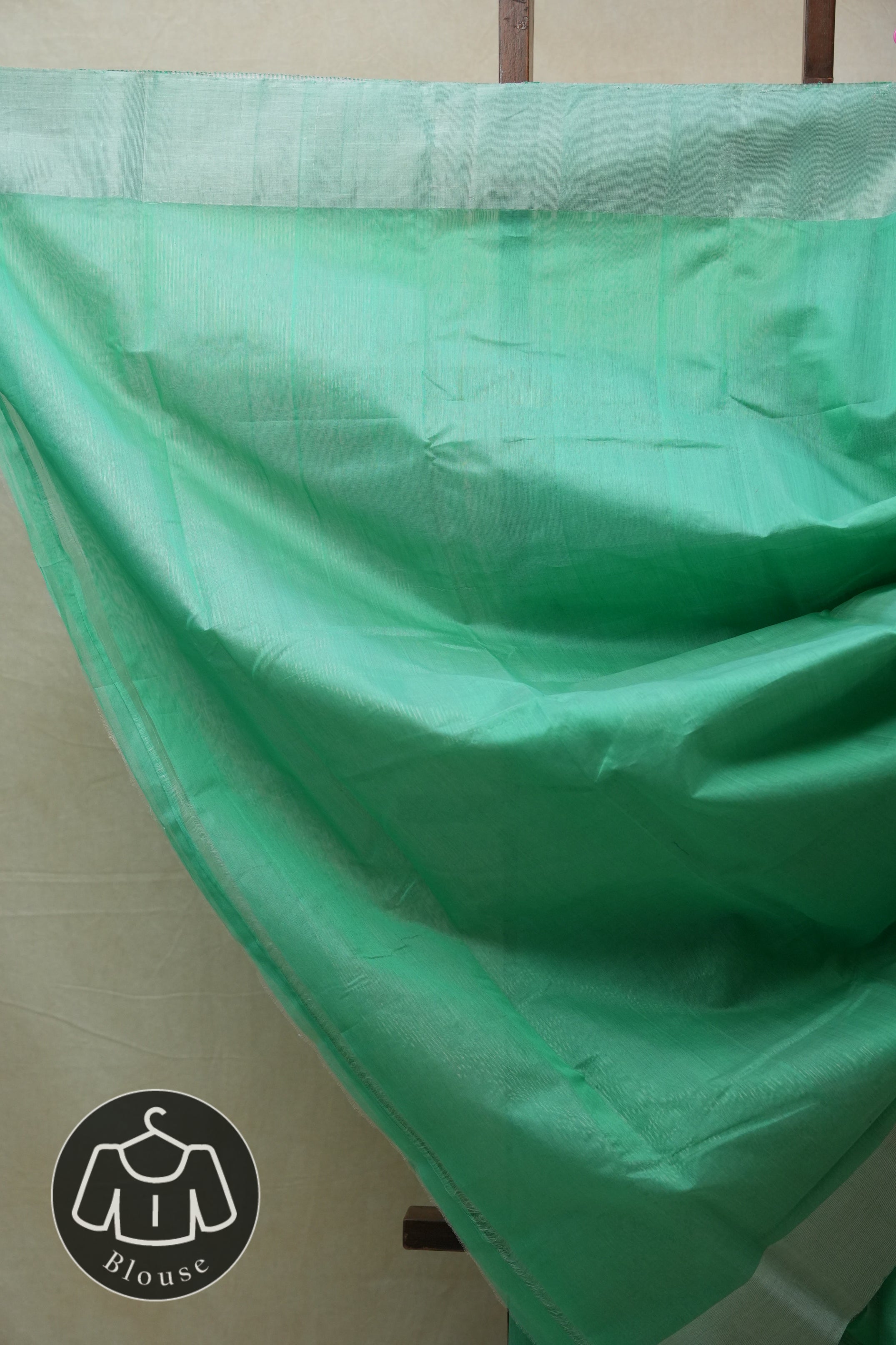 Green Chanderi Cotton Silk Saree - SRGCSS431