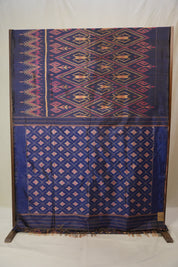 Royal Blue Pochampalli Silk Ikat Saree - SRRBPSIS294