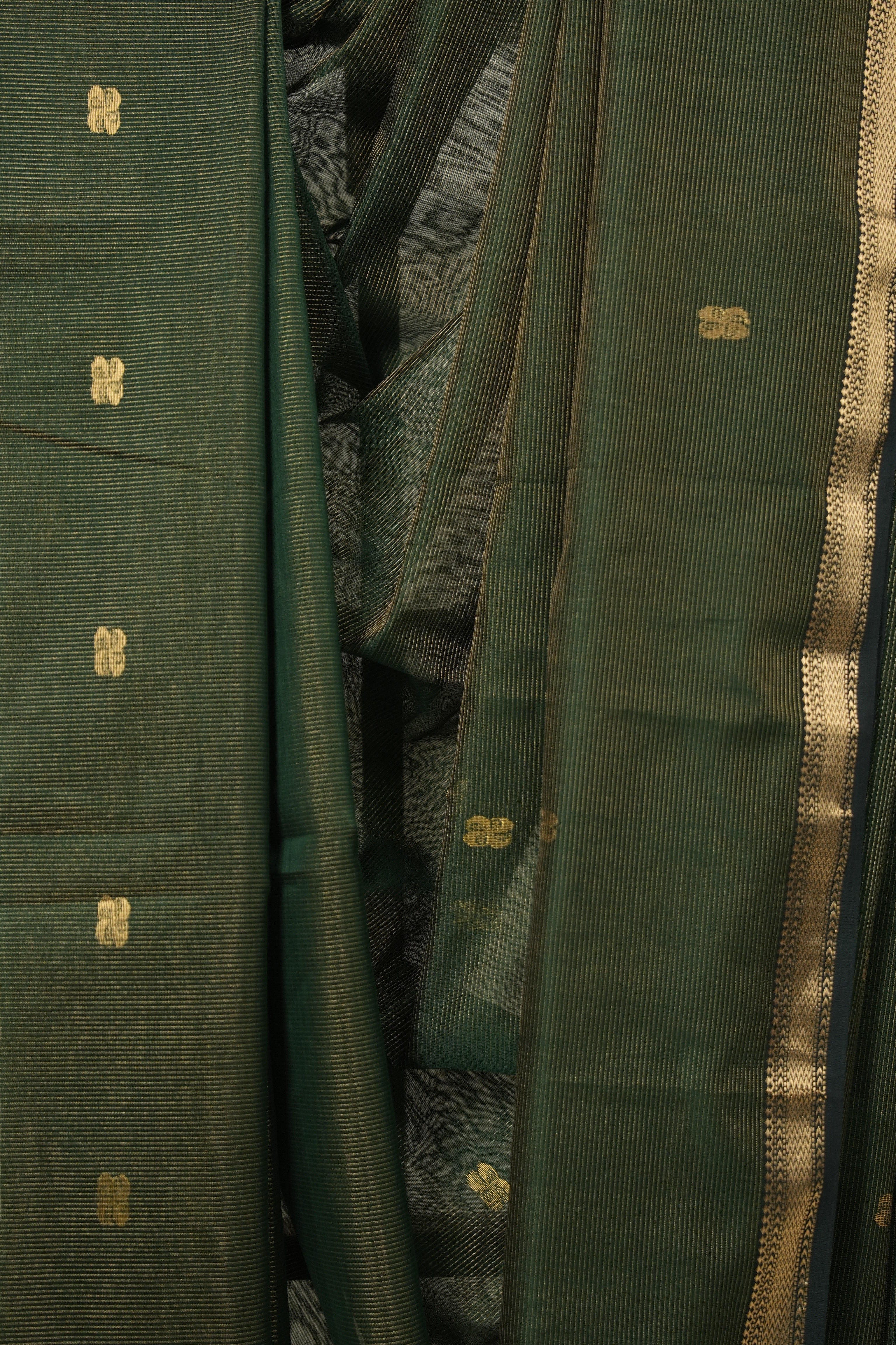 Green Maheshwari Tissue Saree - SRGMTS725