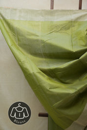 Mint Green Chanderi Cotton Silk Saree - SRMGCSS423