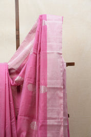 Pink Chanderi Cotton Silk Saree - SRPCSS429