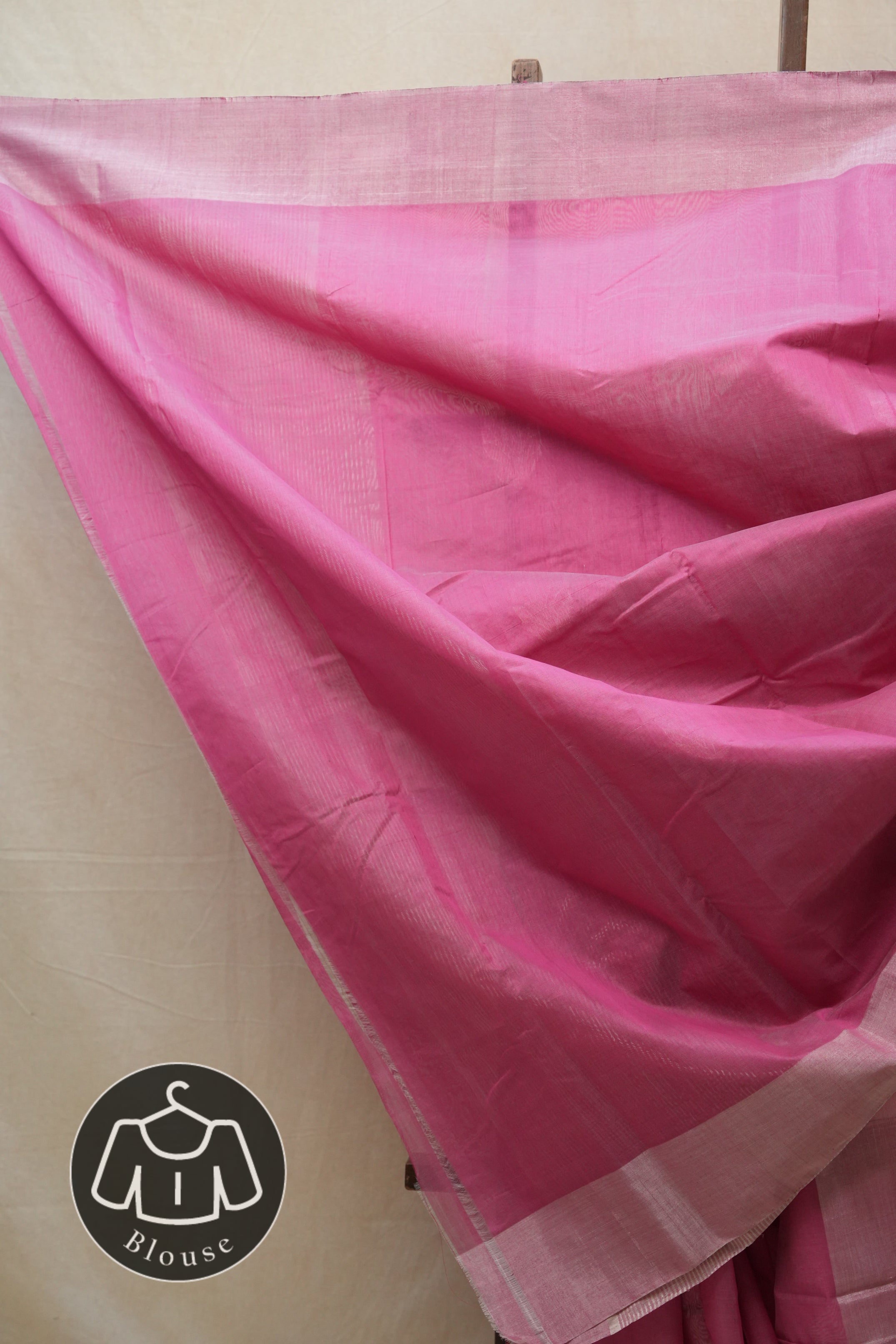 Pink Chanderi Cotton Silk Saree - SRPCSS429