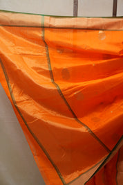 Orange Chanderi Cotton Silk Saree - SROCSS428