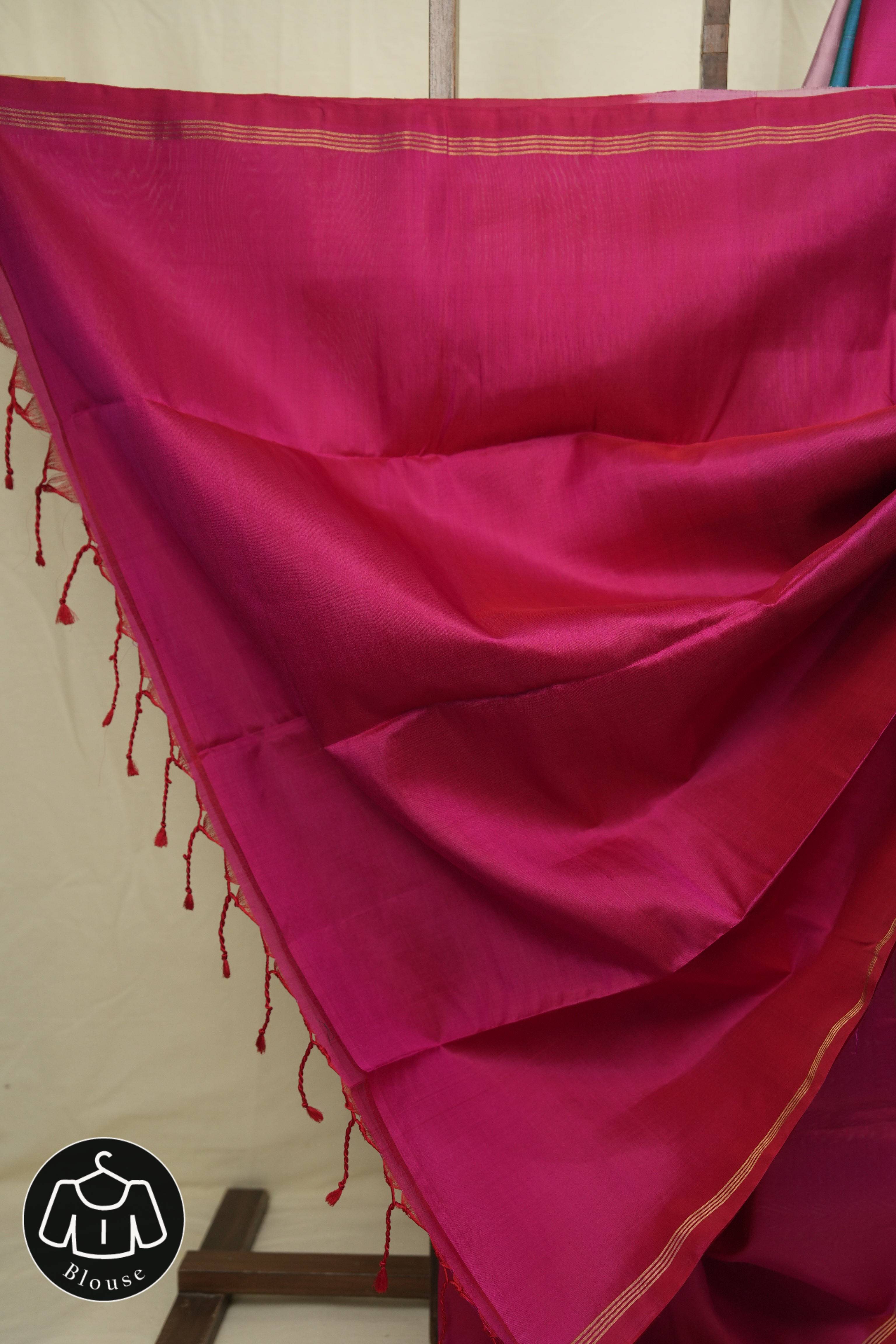 Turquoise Soft Silk Saree - SRTSSS443