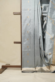Light Blue Banarasi Silk Saree - SRLBBSS821