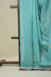 Sky Blue Maheshwari Saree - SRSBMS995