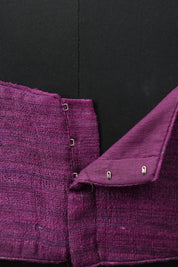 Purple Matka Silk Blouse - SRPMSB06