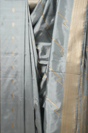 Light Blue Banarasi Silk Saree - SRLBBSS821
