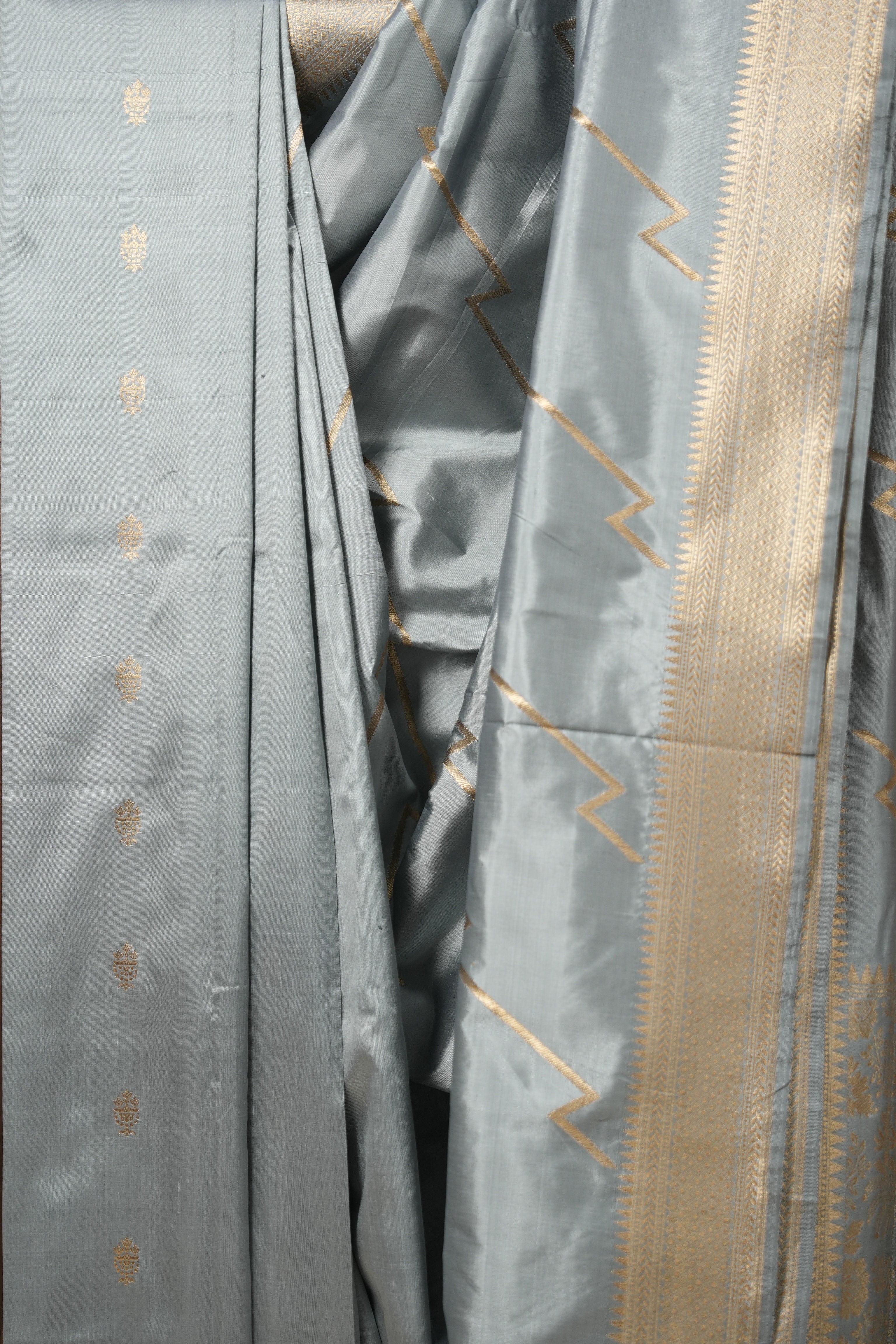 Light Blue Banarasi Silk Saree - SRLBBSS821