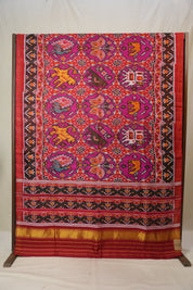 Pink Red Rajkot Patola Silk Saree - SRPRRPSS591