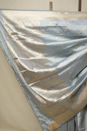 Light Blue Banarasi Silk Saree - SRLBBSS821