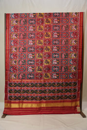 Green Red Rajkot Patola Silk Saree - SRGRRPSS592
