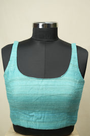 Aqua Matka Silk Blouse - SRAMSB01