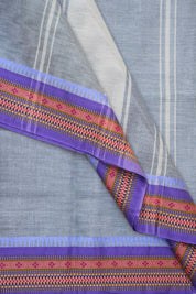 Grey Kanchi Cotton Saree - SRGKCS850