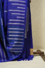 Blue Soft Silk Saree - SRBSSS441