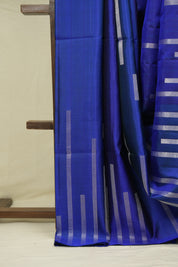 Blue Soft Silk Saree - SRBSSS441
