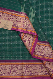 Green Kanchi Cotton Saree - SRGKCS824