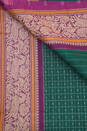 Green Kanchi Cotton Saree - SRGKCS824