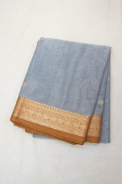 Grey Kanchi Cotton Saree-SRGKCS207