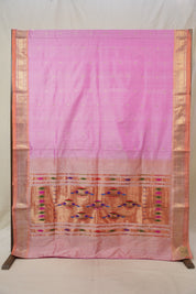 Pink Silk Paithani Saree - SRPSPS750