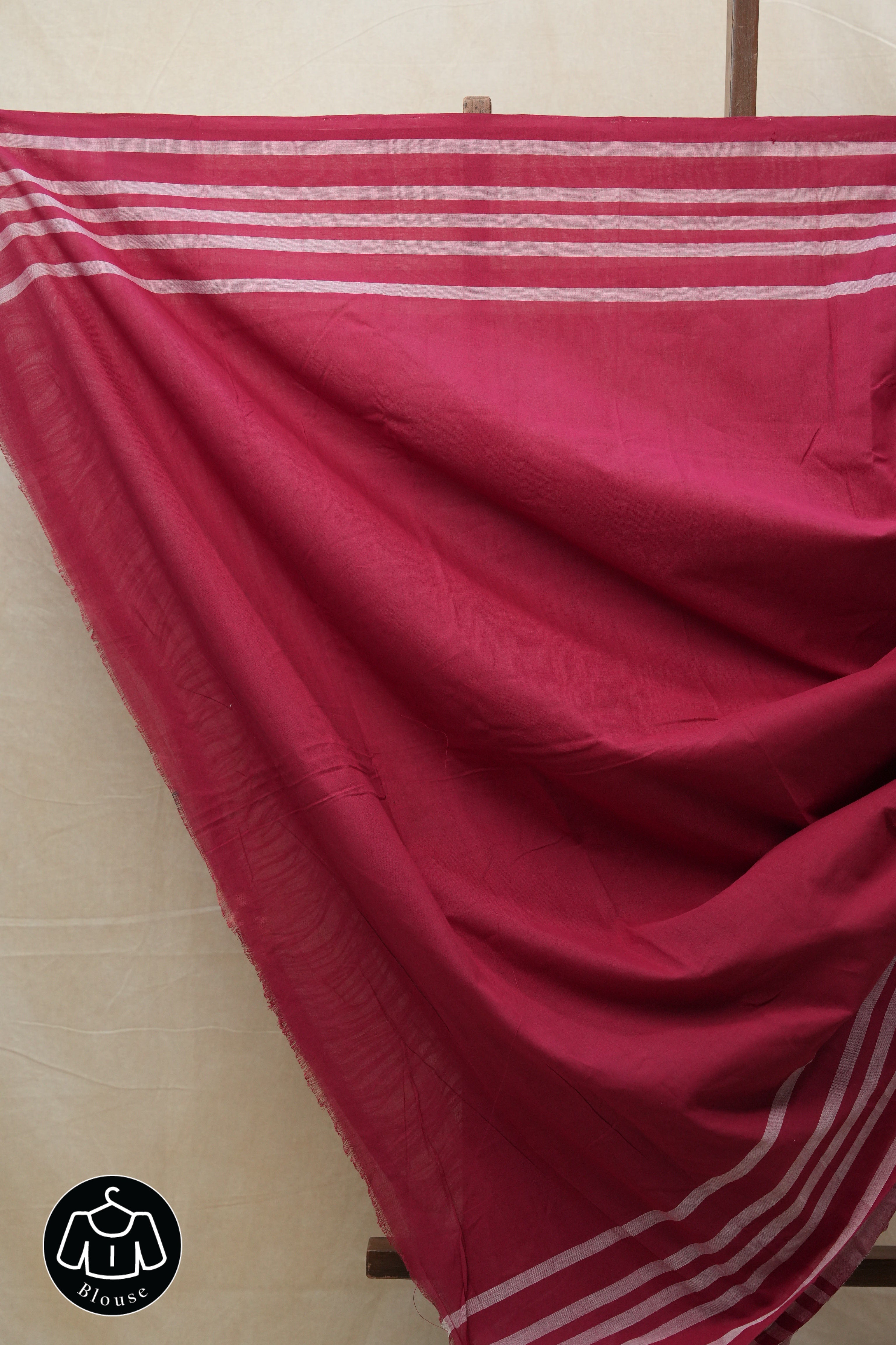 Maroon Pochampalli Cotton Ikat Saree - SRMPCIS495