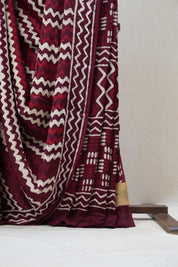 Plum HBP Modal Silk Saree - SRPOMSS365