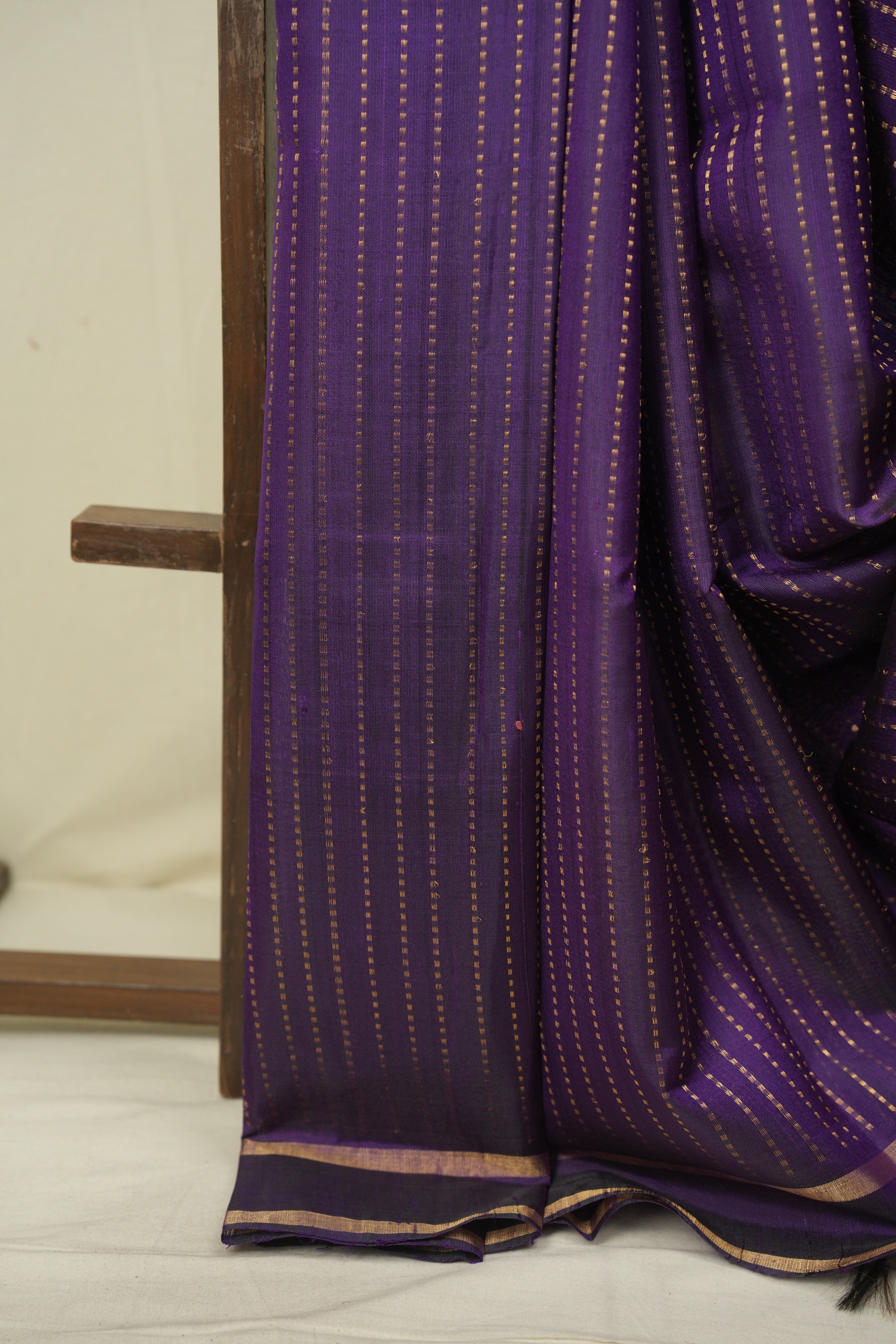 Purple Raw Silk Saree - SRPRSS1127
