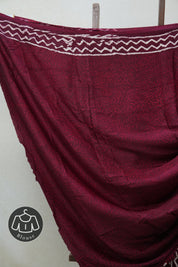 Plum HBP Modal Silk Saree - SRPOMSS365