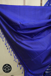 Blue Soft Silk Saree - SRBSSS441
