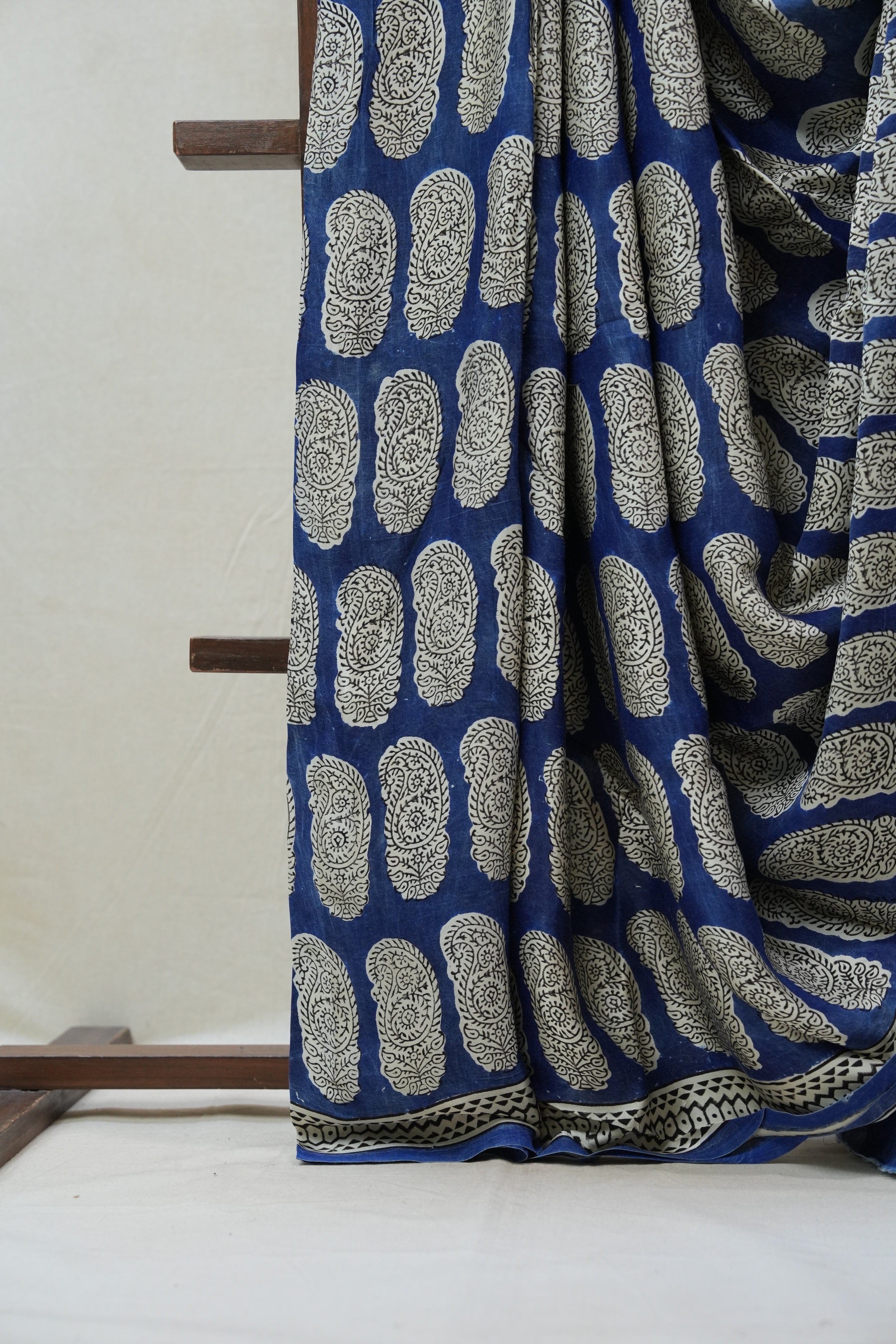 Blue HBP Modal Silk Saree - SRBMSS367