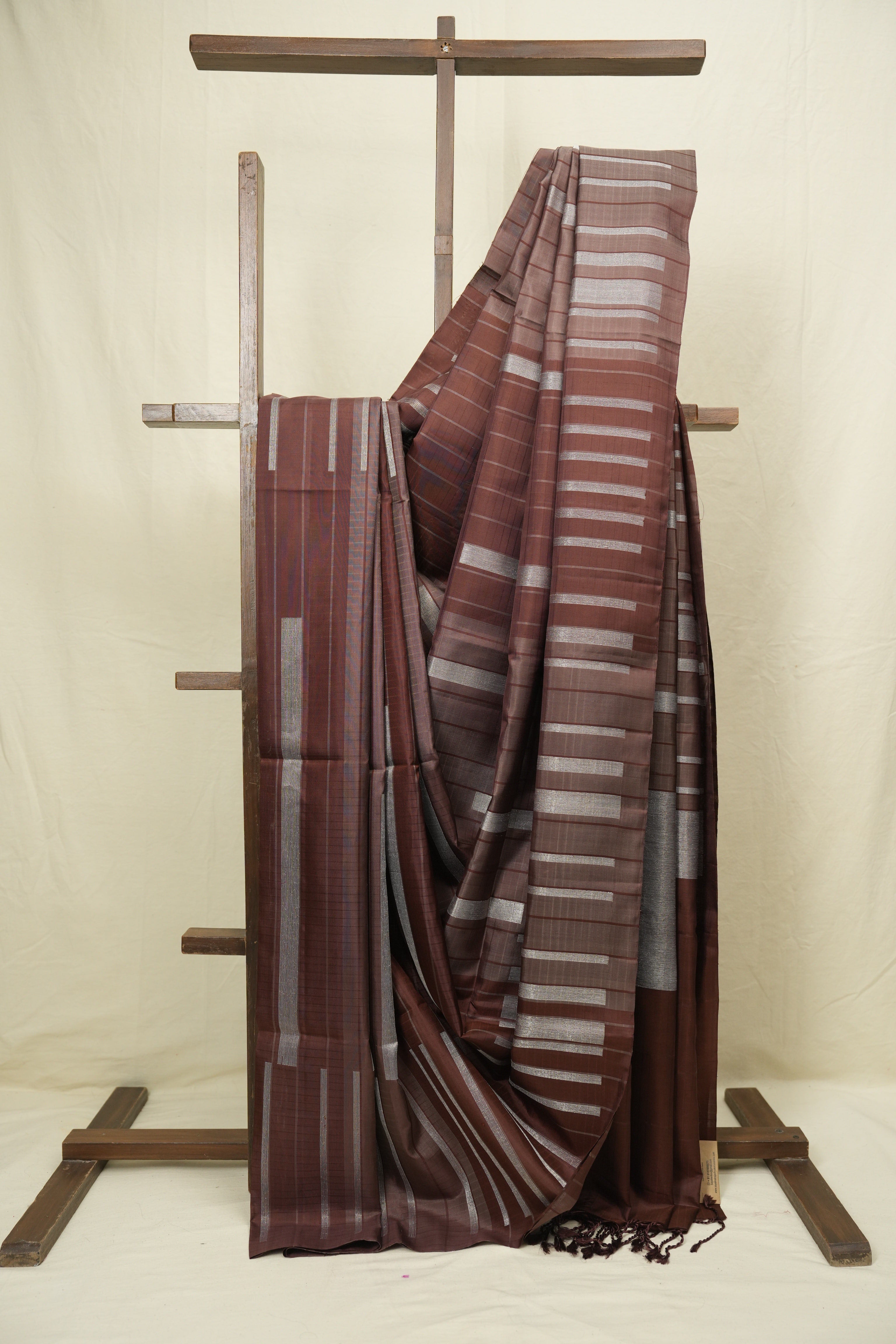 Coffee Brown Soft Silk Saree - SRCBSSS436