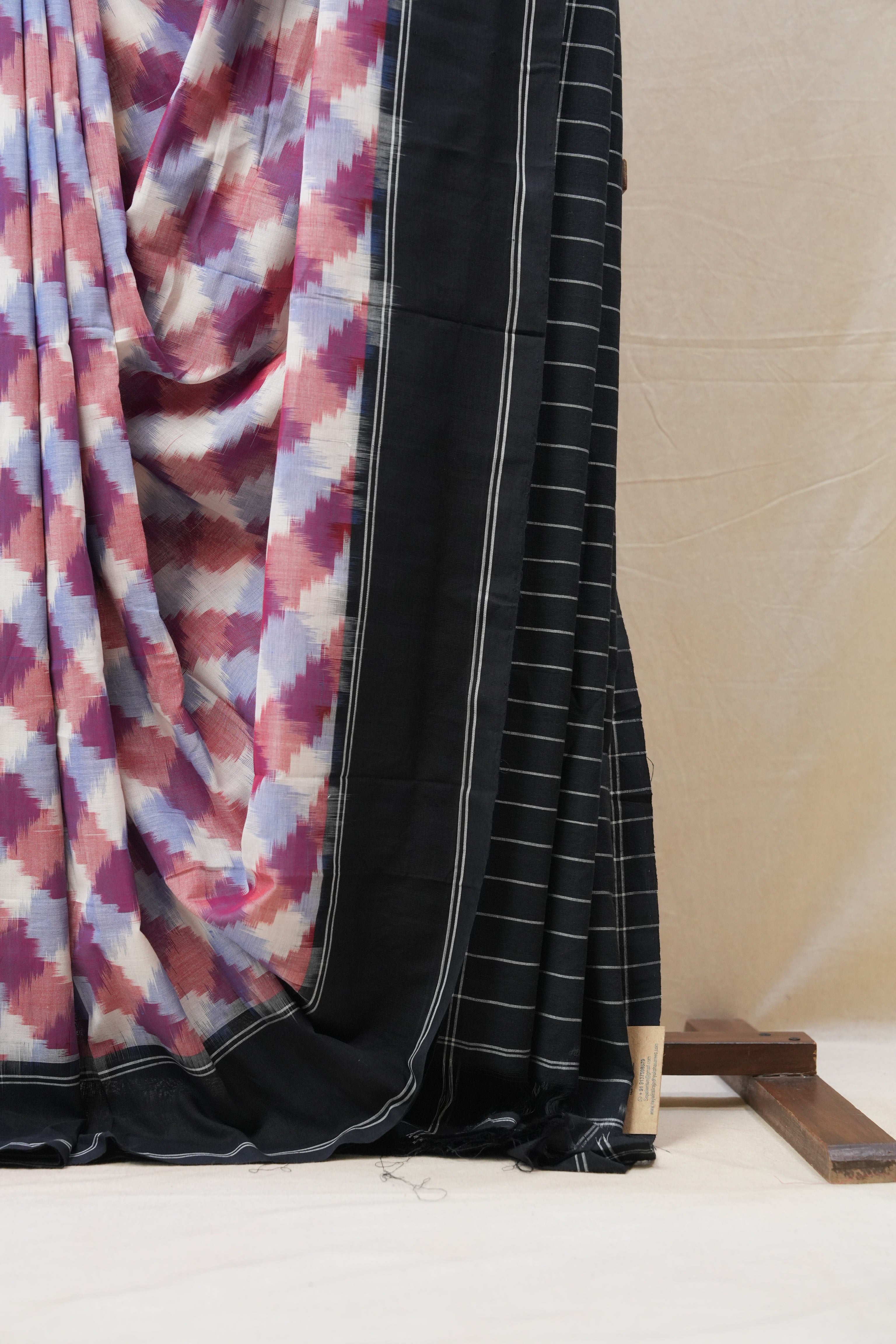 Multicolor Pochampalli Cotton Ikat Saree - SRMPCIS304