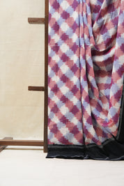 Multicolor Pochampalli Cotton Ikat Saree - SRMPCIS304