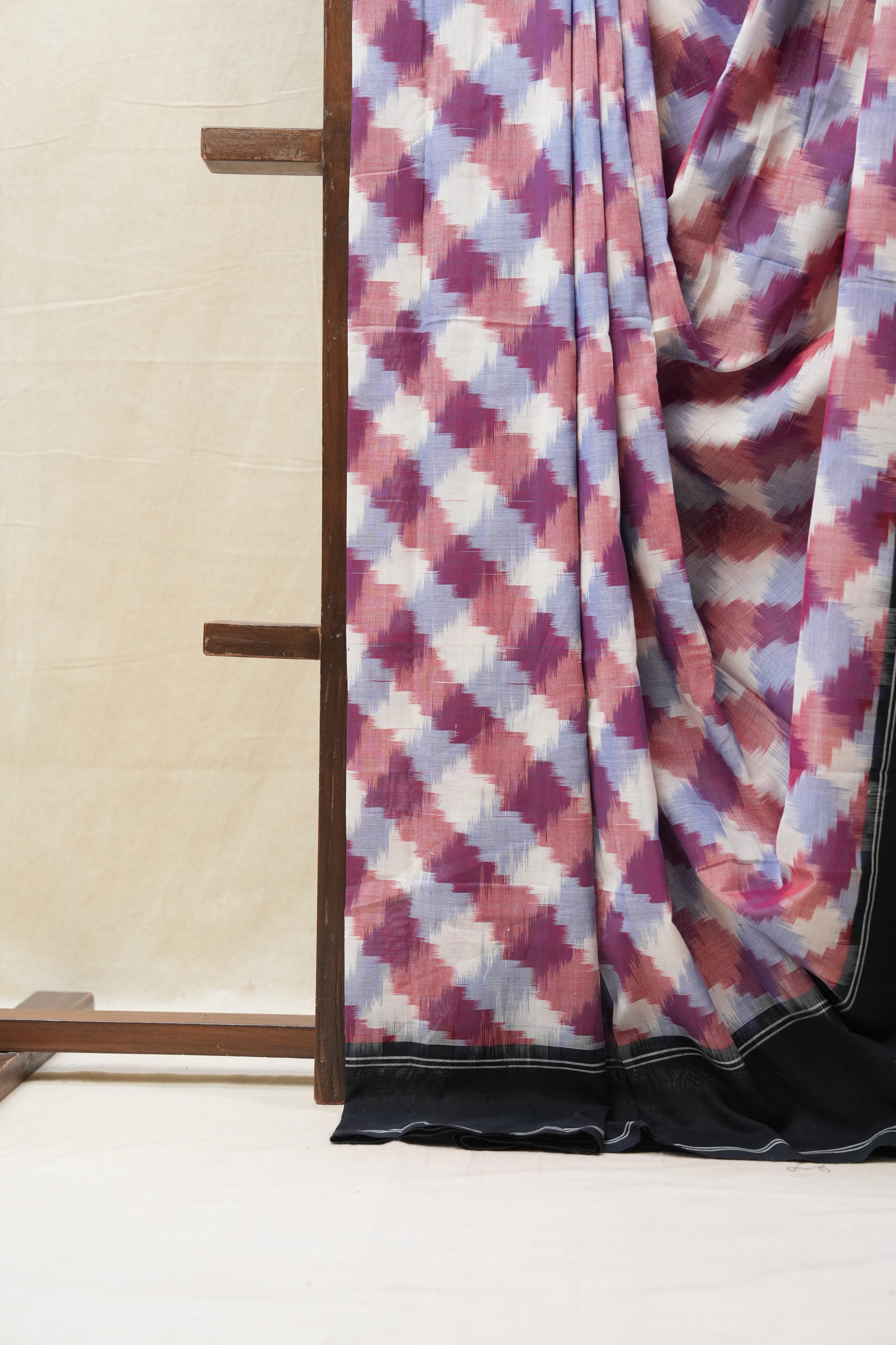 Multicolor Pochampalli Cotton Ikat Saree - SRMPCIS304