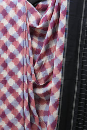 Multicolor Pochampalli Cotton Ikat Saree - SRMPCIS304