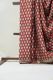 Red HBP Modal Silk Saree - SRRMSS370